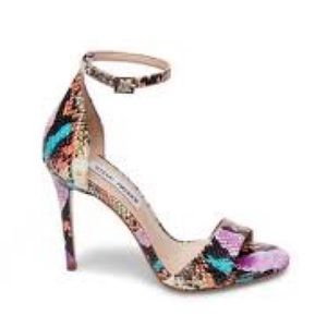 Steven Madden Snake Skin Multi Color Heels